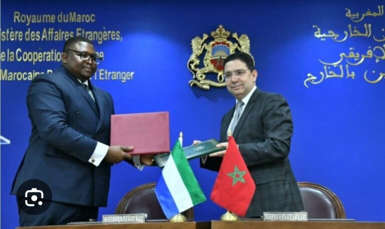 قررت سيراليون الانخراط بشكل كامل في المبادرات الملكية لفائدة غرب إفريقيا (بيان مشترك )