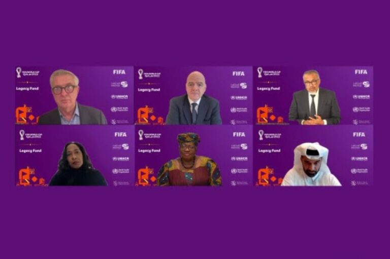 (FIFA) وقطر تطلقان صندوق إرث كأس العالم 2022 لتعزيز التنمية المستدامة عالميًا”