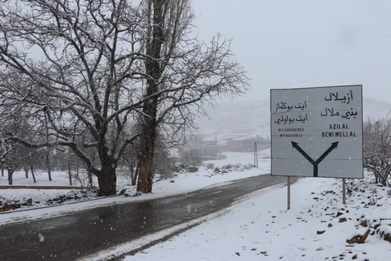 مقاييس التساقطات الثلجية المسجلة بالمملكة