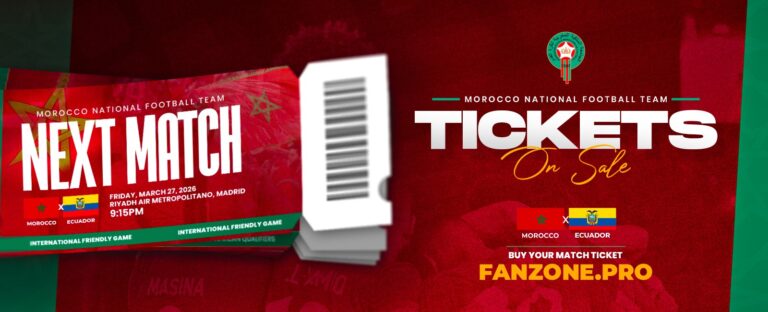 انطلاق بيع تذاكر مباراة المغرب والإكوادور الودية في مدريد.. الأسعار والتفاصيل الكاملة