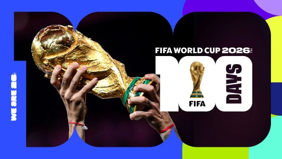 الكشف عن ملصق كأس العالم FIFA 2026 احتفالاً بمرور 100 يوم على الانطلاق