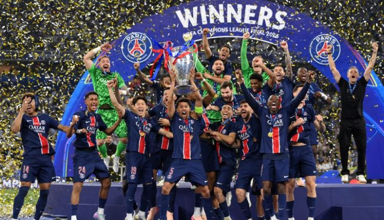 باريس سان جيرمان يعتلي عرش أوروبا ويتوج بدوري الأبطال على حساب أرسنال