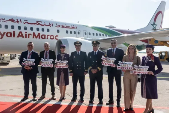 الخطوط الملكية المغربية تدشن خطاً جوياً مباشراً بين فيرونا والدار البيضاء لتعزيز الربط مع شمال شرق إيطاليا
